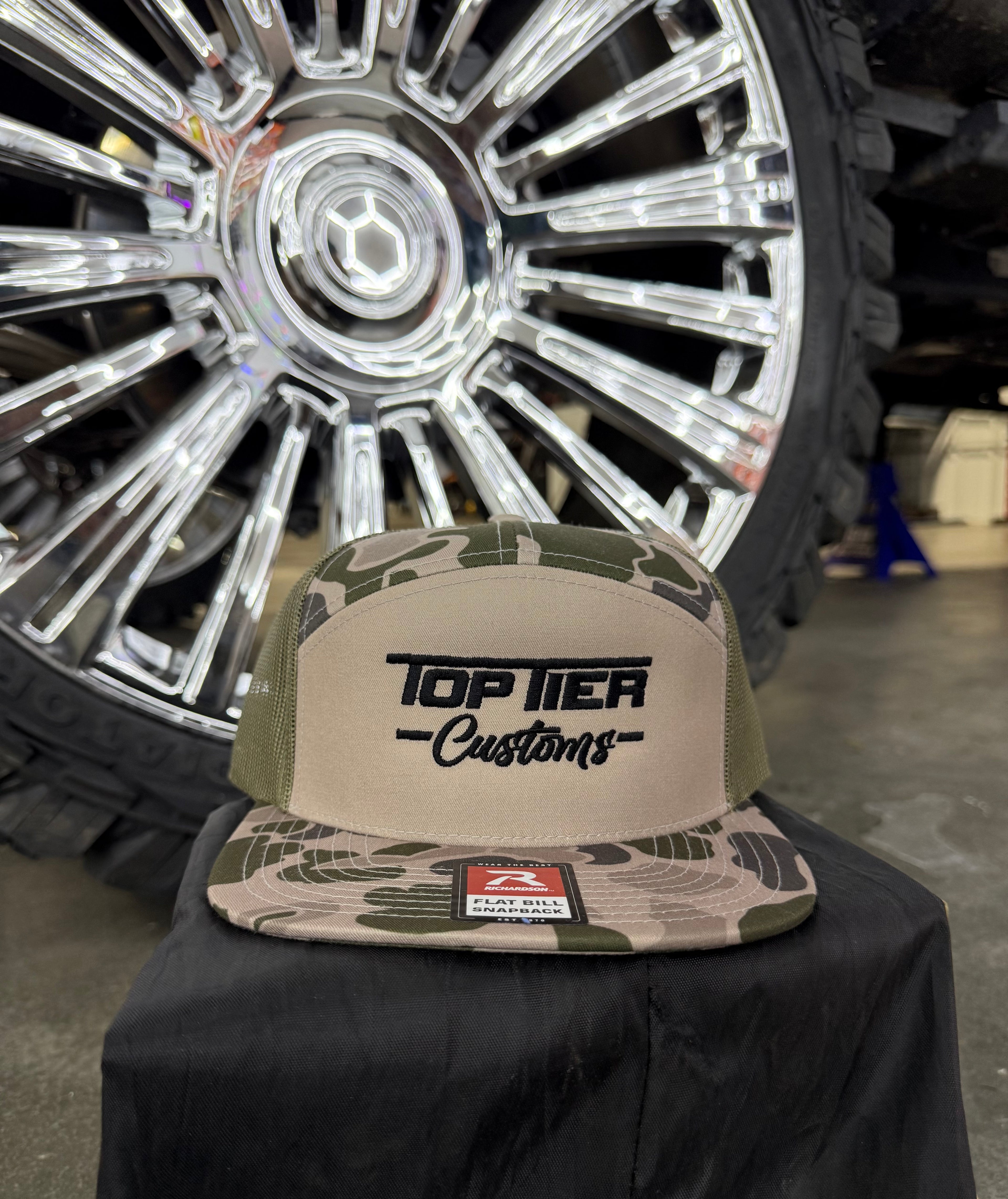 Top Tier 7 Panel Hats