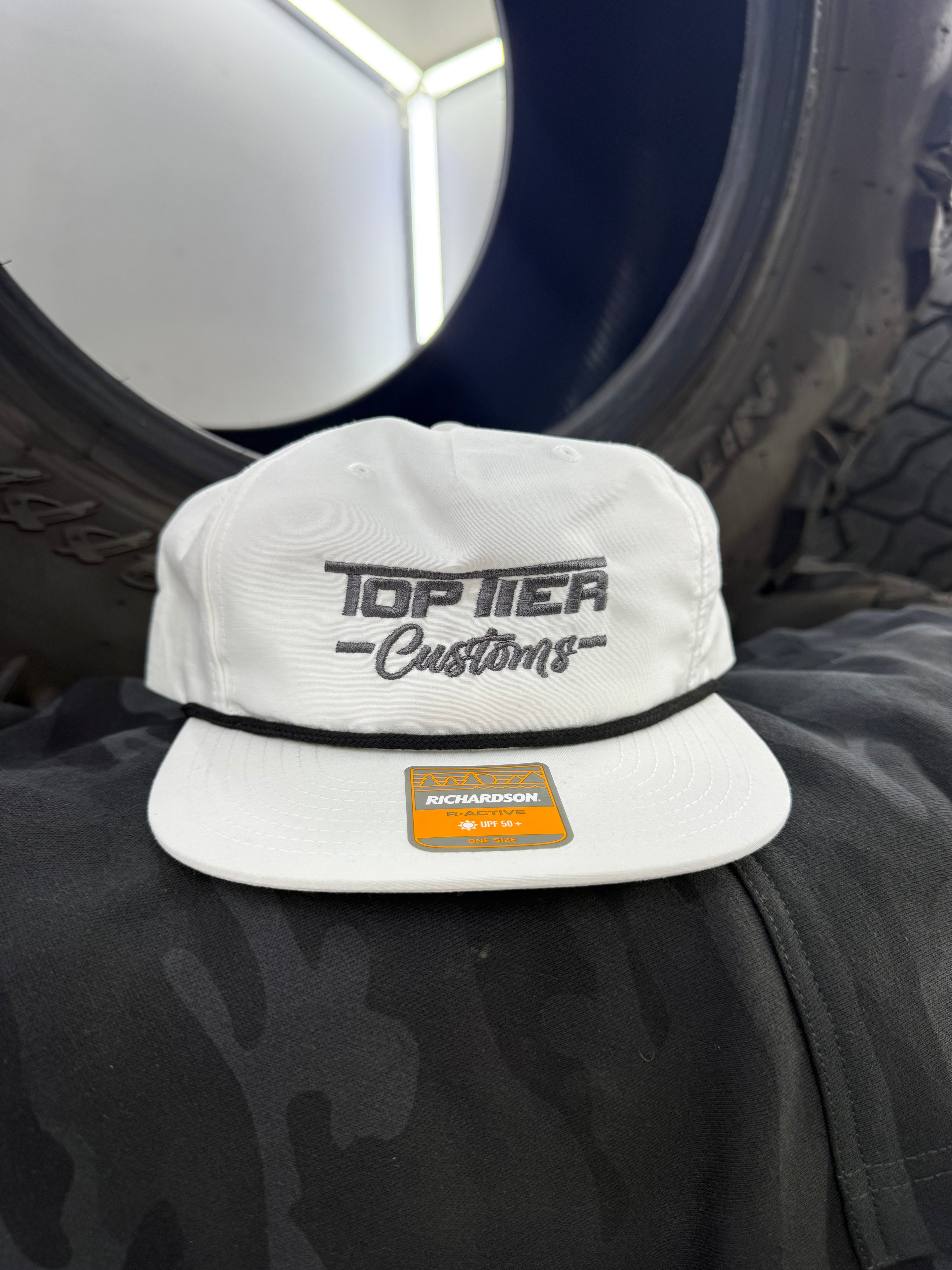 Top Tier Rope Hat Embroidered
