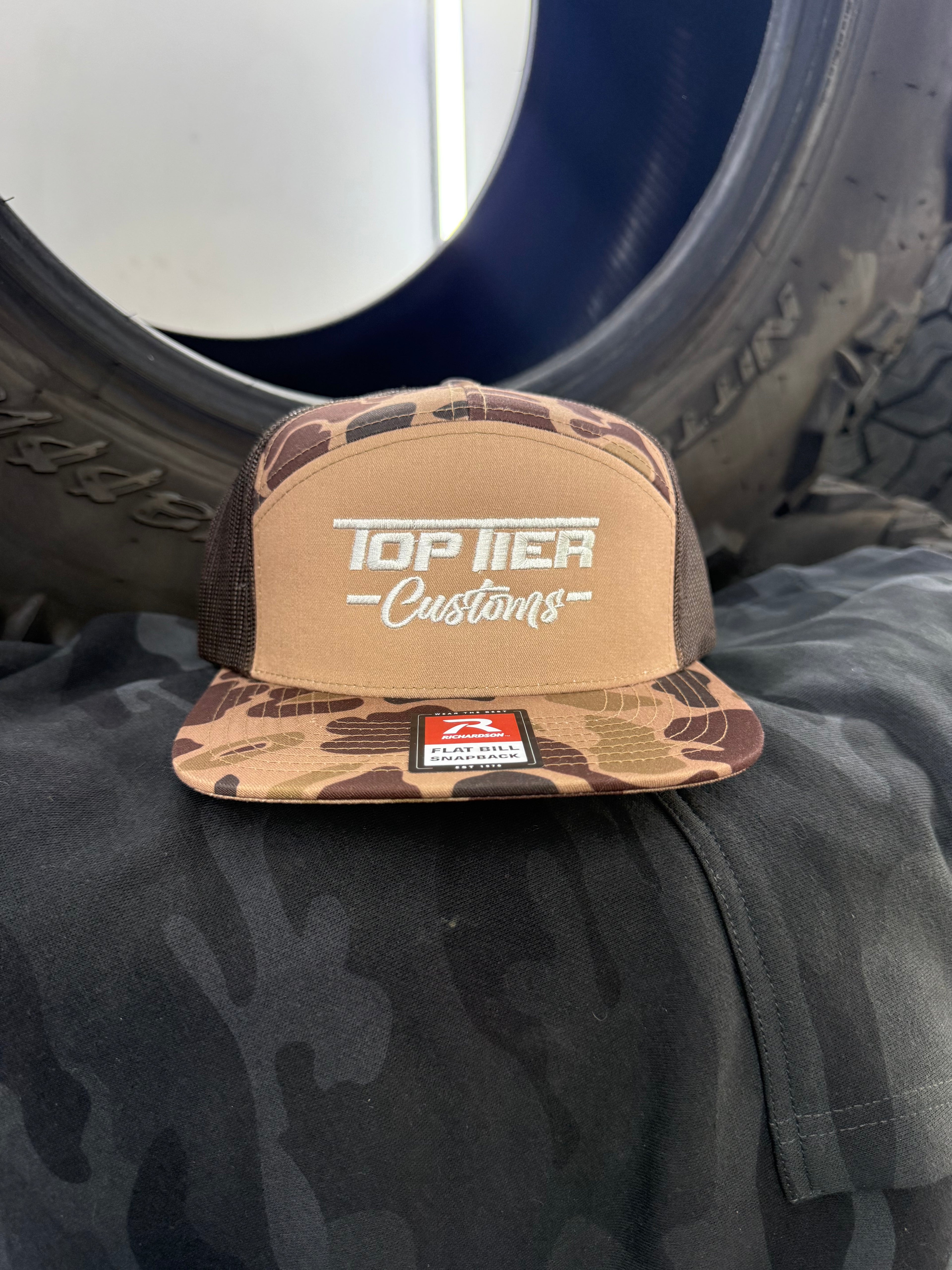 Top Tier 7 Panel Hats